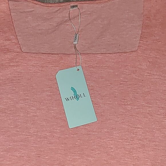 NWT Wiholl womens‎ soft orange short baloon sleeve square neck tshirt - Picture 4 of 8